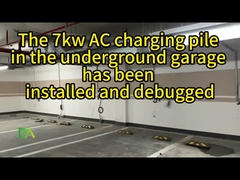 7KW 11KW 22KW Colonne d'argent Type pistolet unique Véhicule électrique