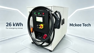 Chargeur Mobile EV 30kW 26kWh, stockage d'énergie Portable pour la recharge routière d'urgence de voiture