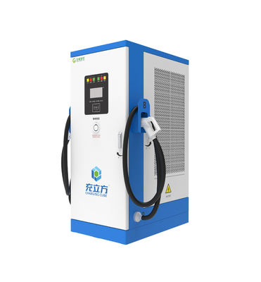 Double pistolet 240KW Chargeur en courant continu Station de recharge extérieure pour véhicules électriques IP55