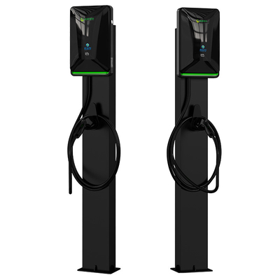 Un bon prix. 7KW 11KW 21KW Chargeur de véhicule électrique à courant alternatif de type colonne noire en ligne