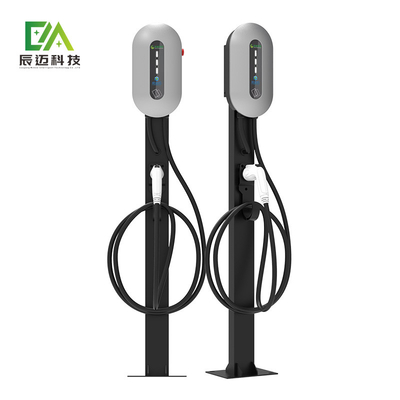 Un bon prix. Mckee 7KW 11KW 22KW Colonne en argent type plancher debout à un canon véhicule électrique pile de charge AC en ligne