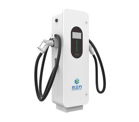 Nouvelle pile de recharge blanche 480KW flexible et partagée à double pistolet à recharge rapide et lente pile de recharge de véhicule électrique
