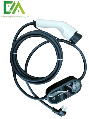 Un bon prix. Chargeur de voiture électrique portable 3,5 kW-22 kW courant réglable 8A/10A/13A/16A/32A phase unique phase trois en ligne
