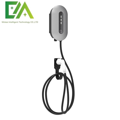 Un bon prix. 7KW 11KW 22KW Voiture électrique murale argentée à canon unique pile de recharge AC / chargeur portable commercial domestique en ligne