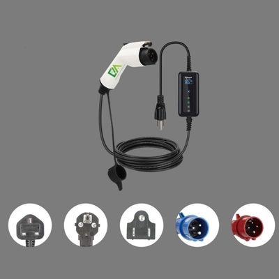 Un bon prix. Voiture électrique 16A 3.5KW courant peut être commuté Portable Evse chargeur de voiture électrique en ligne