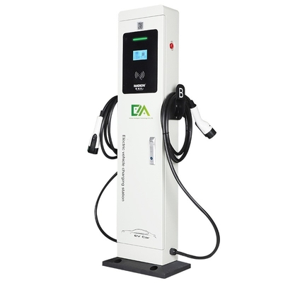 Un bon prix. Type de plancher / de colonne Double pistolet AC pile de recharge de véhicule électrique / station de recharge rapide de véhicule électrique domestique commercial en ligne