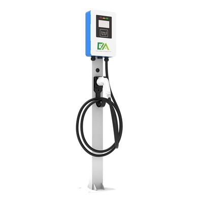 Un bon prix. 7KW 11KW 21KW Colonne bleue et blanche / type de plancher Un seul pistolet Véhicule électrique en ligne
