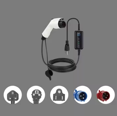 Un bon prix. Ev Portable 7kw Ac Ev Chargeur mobile Evse Chargeur portable Station de recharge électrique Chargeur de voiture électrique portable en ligne