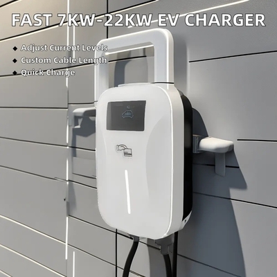 Un bon prix. 7KW 11KW 22KW chargeur de voiture GBT Type 1 Type 2 AC 220V 380V Wall-mounted Wallbox voiture électrique maison Ev chargeur rapide en ligne