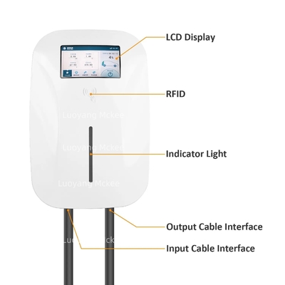 Un bon prix. Type2 Boîte murale 32A électrique Nouveaux accessoires de voiture énergétique pile de recharge rapide station de recharge EV AC 22kw EV chargeur avec équilibrage de charge en ligne