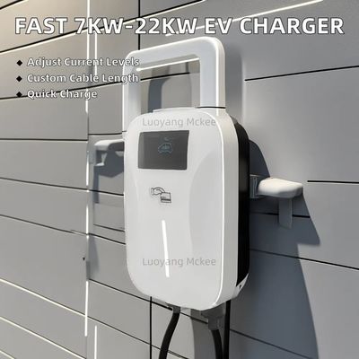 Un bon prix. Chargeur électrique à courant alternatif monté sur le mur avec boîtier en acier galvanisé, panneau avant en verre trempé et conception modulaire intelligente en ligne