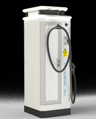 Borne de recharge rapide DC pour véhicules électriques 80 kW avec écran LCD, offrant des solutions de recharge rapide pour véhicules électriques