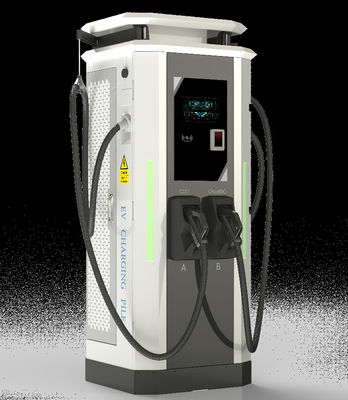 Chargeur de véhicule électrique en courant continu 80 kW pile de charge rapide équipée d'un écran LCD
