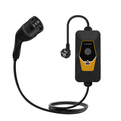 16A 3.5KW Smart Portable Ev Charger Type 1 / Type 2 / GBT Portable Ev Charger pour voiture électrique avec prise de charge 5 Ev