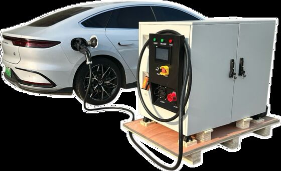 Chargeur mobile pour VE Maxpower 60 kW Puissance nominale 65 kWh Capacité Protection IP55 Station de recharge portable