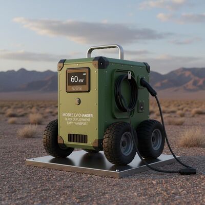 Un bon prix. Chargeur de véhicules électriques mobiles de 60 kW avec protection IP54 et capacité de 26 kWh pour la recharge d'urgence de véhicules électriques portables en ligne