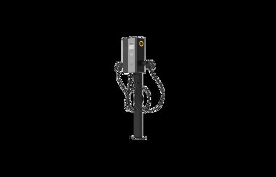 Un bon prix. 22*2 KW Chargeur électrique à courant alternatif mural avec écran couleur complet de 4,3 pouces pour véhicules électriques de type 1 en ligne