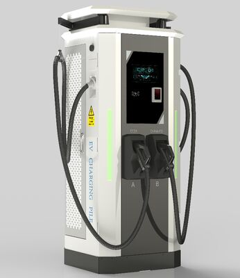 Chargeur de véhicules électriques à double canon de 60 kW, équipé d'un mode d'identification, d'une puissance de sortie réglable et d'une protection de sécurité multicouche
