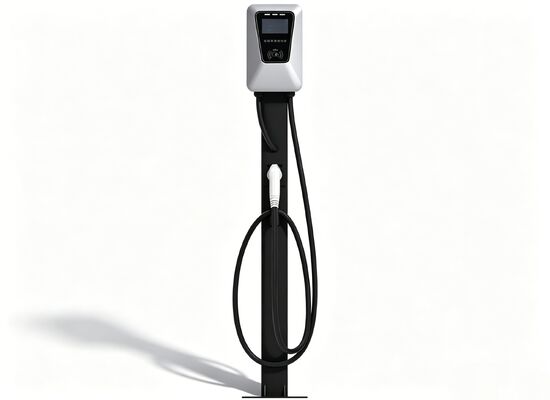 température large extérieure du chargeur IP55 32A à C.A. EV de 7kW support d'écran tactile de 4,3 pouces double