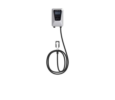 Un bon prix. Pile de remplissage argentée à C.A. d'EV de port simple du style 7kW 32A de colonne de mur en ligne