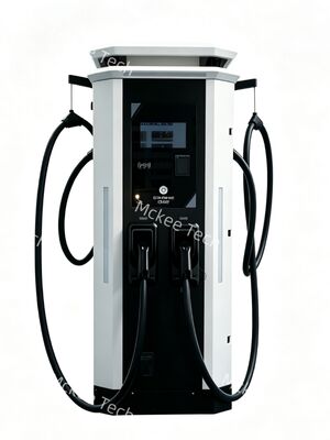 Chargeur de véhicules électriques à courant continu à bras pivotant de 120 kW, équipement à haut rendement pour les stations commerciales