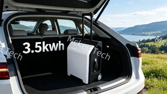 Un bon prix. Batterie mobile de stockage d'énergie de 3500W, 3,5 kWh, sur roulettes, 7000W crête, 51,2V LFP, entrée AC 186-236V, station d'alimentation hors réseau pour recharge d'urgence de VE, utilisation de flottes commerciales En ligne