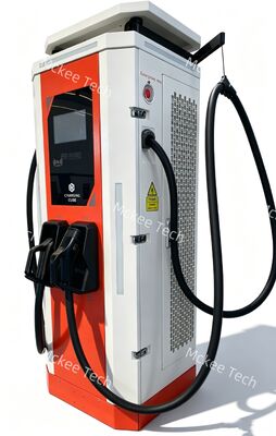 Borne de recharge rapide CC pour camions industriels et flottes commerciales à usage intensif, série White Dew, 80 kW, refroidissement par air, IP54, OCPP1.6J, chargeur pour VE à écran tactile 10 pouces