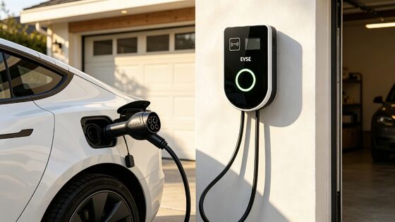 Un bon prix. Borne de recharge pour VE CA commerciale et résidentielle, type U, fixation murale et sur colonne, Type 1, 9,6 kW, 40 A, 85 V à 265 V, IP54 UL94 V0, écran LCD de 4,59 pouces En ligne