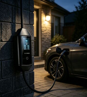 Un bon prix. Chargeur portable McKee Q2 AC pour VE, haute sécurité, 3,84 kW, type 1, pour une utilisation domestique et extérieure, courant réglable de 6 A à 16 A, tension de fonctionnement de 85 V à 265 V, écran LCD de 3,67 pouces, IP54 UL94 V0 En ligne