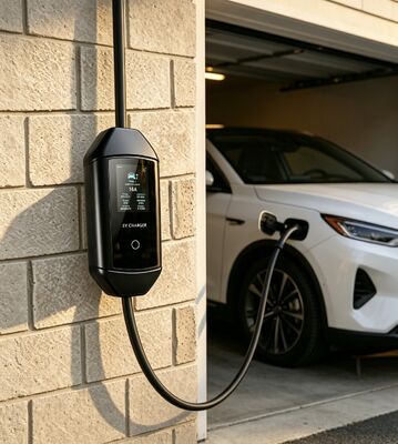 Un bon prix. Solution de recharge VE d'extérieur pour la maison Chargeur portable AC McKee Q2 Type 1 7,6 kW Tension d'entrée 85 V à 265 V Courant réglable de 6 A à 32 A Écran LCD de 3,67 pouces Indice de protection IP54 UL94 V0 En ligne