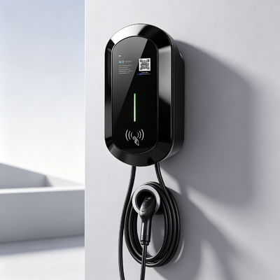Un bon prix. Station de recharge AC de type pilier R8 anti salinité de type2 chargeur EV 11kw 16A 380V IP54 affichage LCD 5,64 pouces pour les scénarios de recharge à domicile En ligne