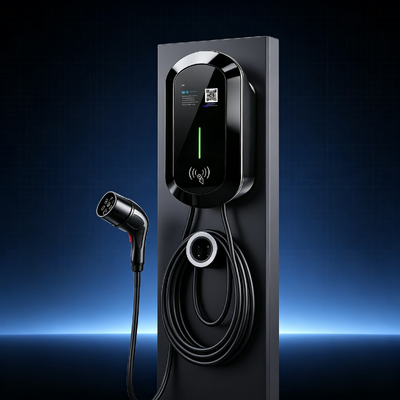 Un bon prix. Anti-Salt Spray R8 Station de recharge AC montée sur le mur Type pilier NACS Tesla EV Chargeur 9,6 kW 40A 85V à 265V IP54 Affichage LCD 5,64 pouces Application résidentielle commerciale En ligne