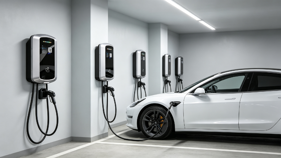 Un bon prix. Borne de recharge intelligente J8 Type2 EV AC 22kw 32A 380V IP54 avec écran LCD de 5,64 pouces, montage mural ou sur colonne, adaptée à un usage résidentiel et commercial En ligne